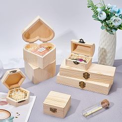 Kiefernaufbewahrungsbox&nbsp;WOOD-WH0107-49