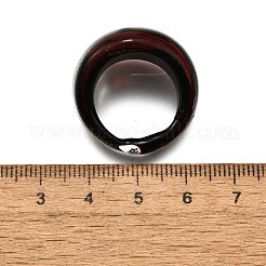 Mischhandgedrehten lampwork Breitbandringe&nbsp;RJEW-X0005-B