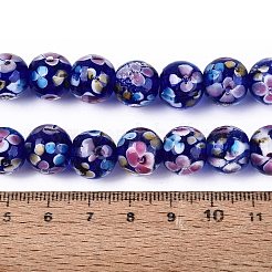 Handgemachte Murano Glas Perlen Stränge&nbsp;LAMP-Q041-08B