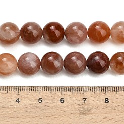 Natürliche rote Hämatoidquarzperlenstränge&nbsp;G-G475-A01-10mm