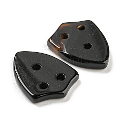 Anhänger aus natürlichem schwarzem Onyx (gefärbt und erhitzt).&nbsp;G-Q006-02