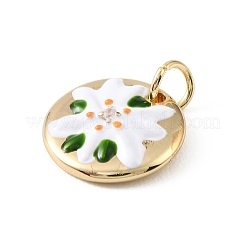 Ottone micro spianare pendenti zirconi&nbsp;KK-H274-02G