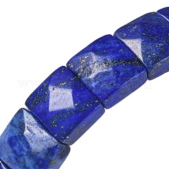 Bracelets extensibles en lapis lazuli naturel&nbsp;BJEW-F406-B05-1