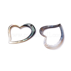 Natürliche schwarze Lippe Shell Anhänger&nbsp;SHEL-P015-06
