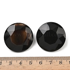 Natürlicher schwarzer Onyx (gefärbt und erhitzt) Cabochons&nbsp;G-D350-01A