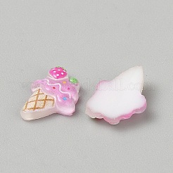 Cabochon stampati in resina opaca&nbsp;RESI-WH0028-37B