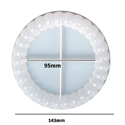 Moldes de silicona de calidad alimentaria con tapete para taza con efecto de burbuja en forma de flor&nbsp;SIMO-PW0002-06A