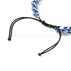 2 bracelet en perles de plastique ABS pour femmes&nbsp;BJEW-JB11353-01
