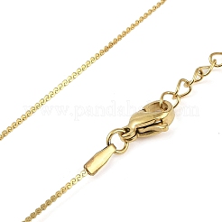 Colliers pendentifs en acier inoxydable 304&nbsp;NJEW-K266-03A-G
