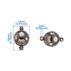 Chiusura magnetica in ottone tondo&nbsp;KK-TA0007-44B