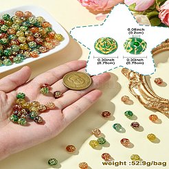 Opake Legierung Perlen&nbsp;MACR-CJC0006-12