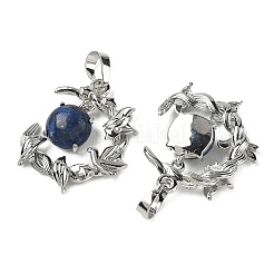 Gefärbt natürliche Lapislazuli Anhänger&nbsp;G-B194-01P-04