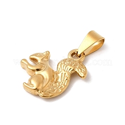 Pendentifs en acier inoxydable 304 à thème animalier&nbsp;STAS-B167-27D-G