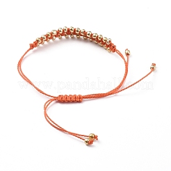 Braccialetti intrecciati con perline di vetro placcato in semi di vetro&nbsp;BJEW-JB04789