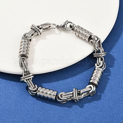 Bracelets à maillons en acier inoxydable 201 pour hommes et femmes&nbsp;BJEW-B143-08