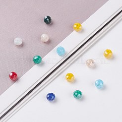 Perles en verre electroplate&nbsp;EGLA-X0006-01F-4mm