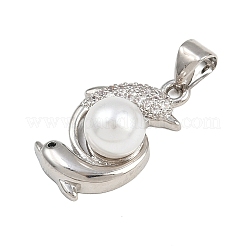 Colgante micropavé cubic zirconia de latón&nbsp;KK-A269-13P