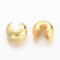 Couvre de perles à écraser en laiton &nbsp;EC266-2G