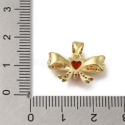 Porte micro ouvrent pendentifs zircone cubique en laiton de placage&nbsp;KK-G500-27G