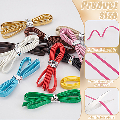 6.5 m flaches Kunstlederband in 13 Farben&nbsp;LC-FG0001-01