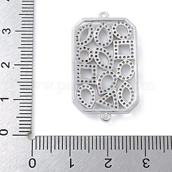 Gestell aus Messing mit Mikropflaster und klarem Zirkonia&nbsp;KK-A234-035P-02
