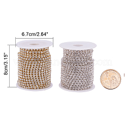 Messing Strass Strassketten&nbsp;CHC-BC0001-04-SS18