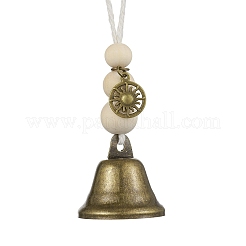 Ornamenti appesi a forma di campana di ferro&nbsp;HJEW-JM02523-04