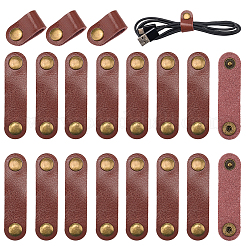 30 Stück Kordel-Organizer aus Rindsleder&nbsp;AJEW-CL0002-33