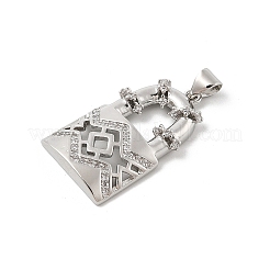 Ottone micro spianare pendenti zirconi&nbsp;KK-U047-13P