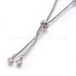 Messing Armbänder machen&nbsp;LS-ZIRC-F098-08P