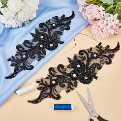 Coudre des appliques de fleurs&nbsp;PATC-WH0005-42A