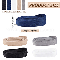 25 m 5 Farben Polycottonband&nbsp;OCOR-PH0005-40