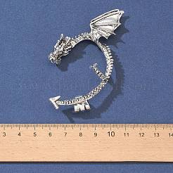 Legierung Drachen Manschettenohrringe&nbsp;EJEW-FS0001-08