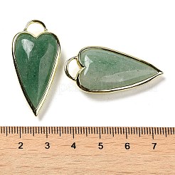 Natürliche grüne Erdbeerquarz-Anhänger&nbsp;G-K347-01G-07