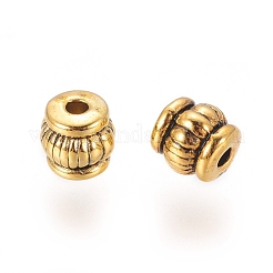 Tibetische Stil Perlen&nbsp;TIBEB-Q043-AG-FF
