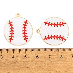 Crémaillère placage pendentifs en émail d'alliage&nbsp;ENAM-R147-13E-G-01