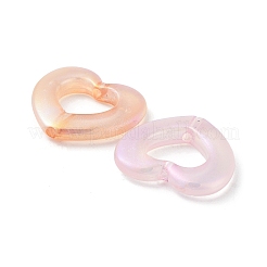 Perline acriliche trasparenti con placcatura uv&nbsp;OACR-Z013-09