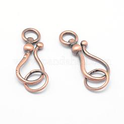 Messinghaken Spangen&nbsp;KK-G323-12R-RS