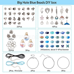 Bausätze für europäische Armbänder und Halsketten&nbsp;DIY-YW0004-91B