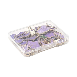 40pcs 20 Arten Legierungs-Emaille-Charms&nbsp;ENAM-FS0003-38A
