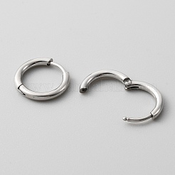 Pendientes de aro de acero inoxidable con pasadores y acero inoxidable 316 para mujer&nbsp;EJEW-TAC0018-08A