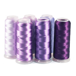 6 rouleau de fils à broder en polyester 6 couleurs&nbsp;OCOR-TA0003-14B