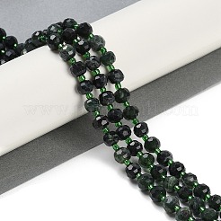Natürliche schwarze Jadeperlenstränge&nbsp;G-H057-A01-01