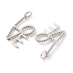Messing Anhänger & Charms&nbsp;KK-P208-07P-RS