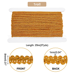 Garniture en dentelle tressée en polyester de 25 m&nbsp;OCOR-PH0003-87C