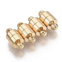Messing-Magnetverschlüsse mit Schlaufen&nbsp;KK-S354-212-NF