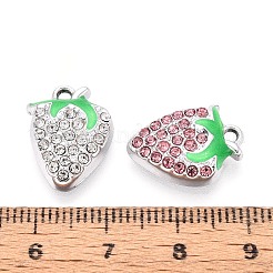 Legierung Strass und Emaille-Anhänger&nbsp;PALLOY-T092-42P
