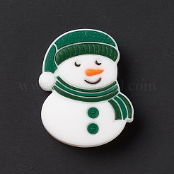 Perles focales en silicone de noël&nbsp;SIL-G003-F02-B