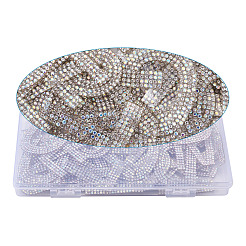 Glitzernde Strass-Aufnäher zum Aufbügeln&nbsp;DIY-CD0001-10E