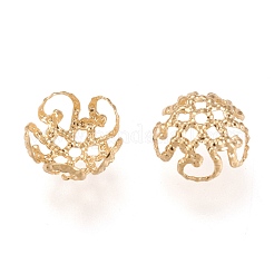 Capuchons de perles fantaisie en acier inoxydable 304&nbsp;X-STAS-K194-04G